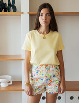 Short patchwork fleuri Kevy