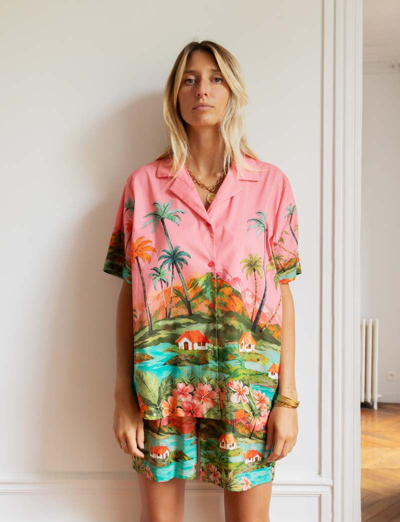 Conjunto rosa Bora