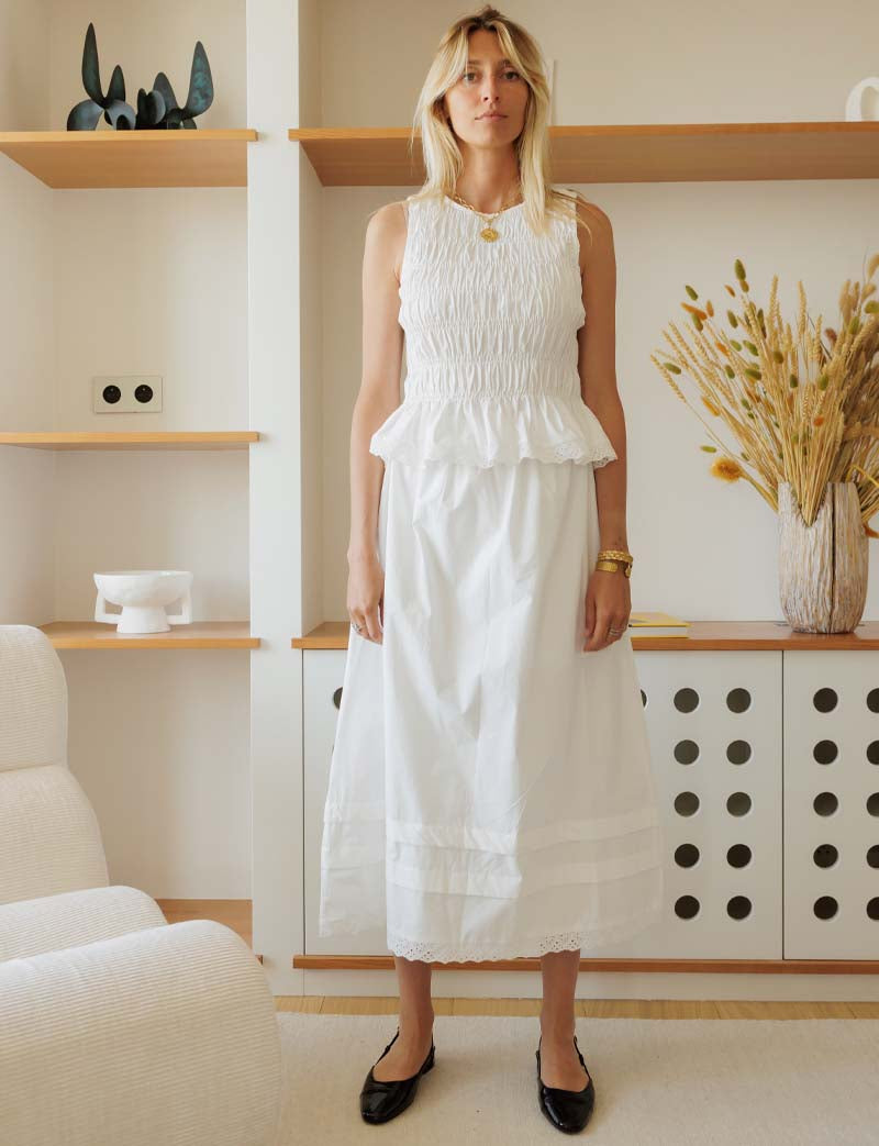 Jupe blanche Hoby