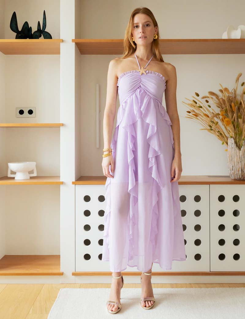 Robe lilas Yalina