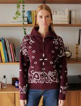 Alban burgundy sweater