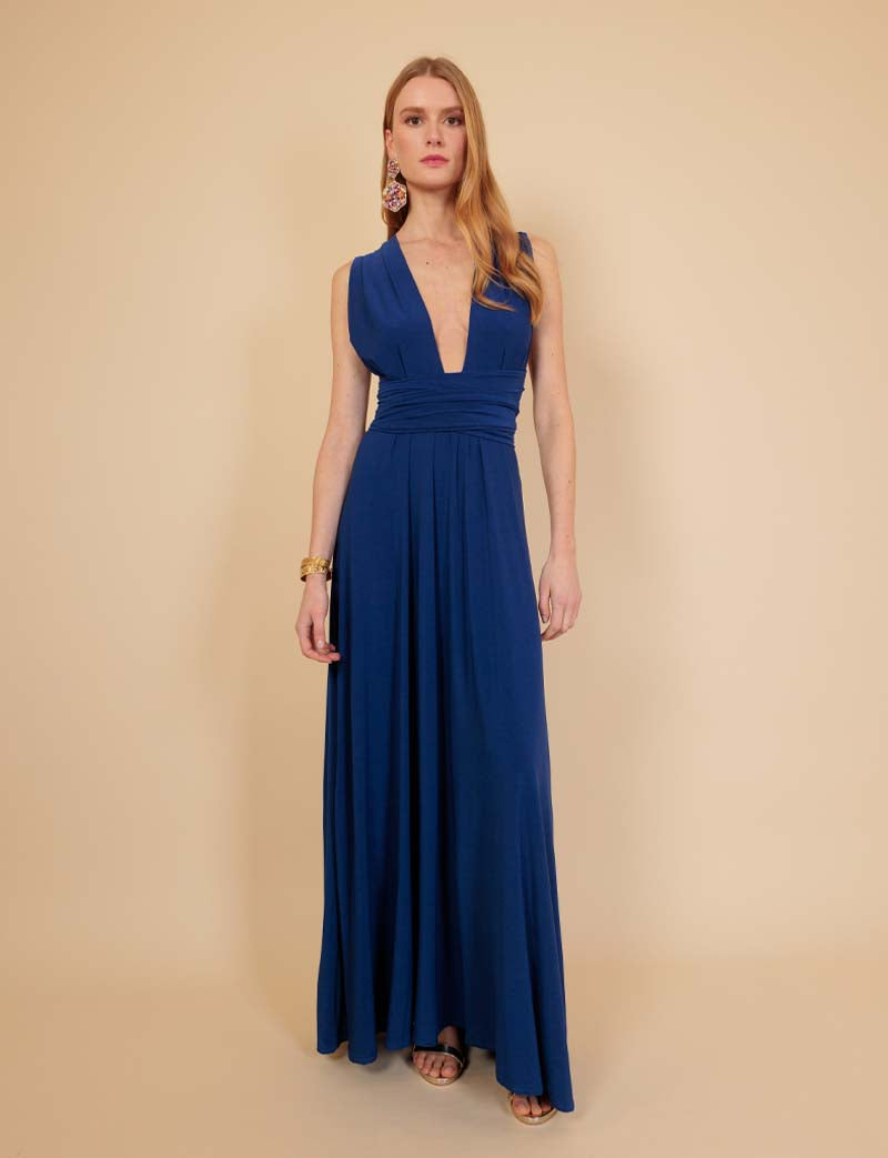 Robe multiposition bleu roi Annabella