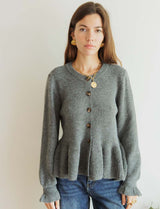 Gray cardigan Edwin