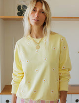 Yellow Daisy Sweatshirt