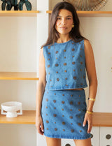 Blue Nista Skirt