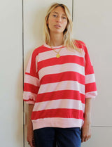 Red & Pink Sweatshirt Sunso