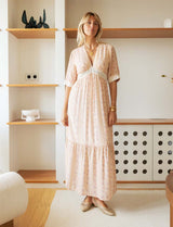 Vestido nude Lahav
