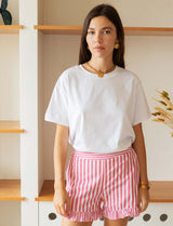Short a rayas rojas Izan