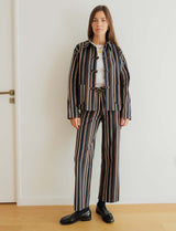 Renzo navy striped jeans