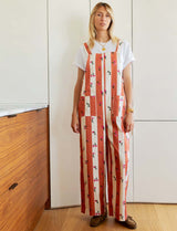 Terracotta & Floral Overalls Alix
