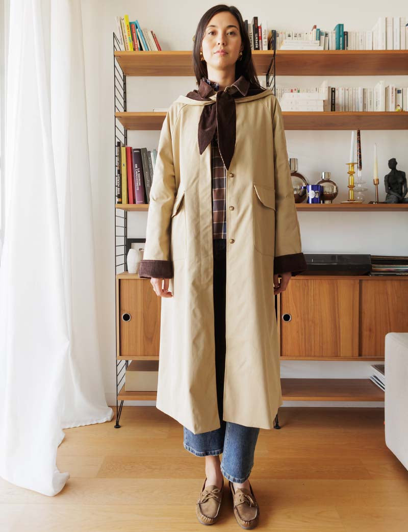 Gabardina beige Jacques