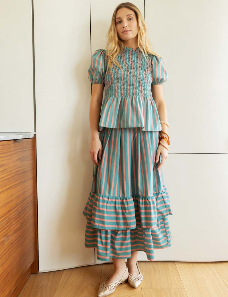 Jeanne Celadon Skirt