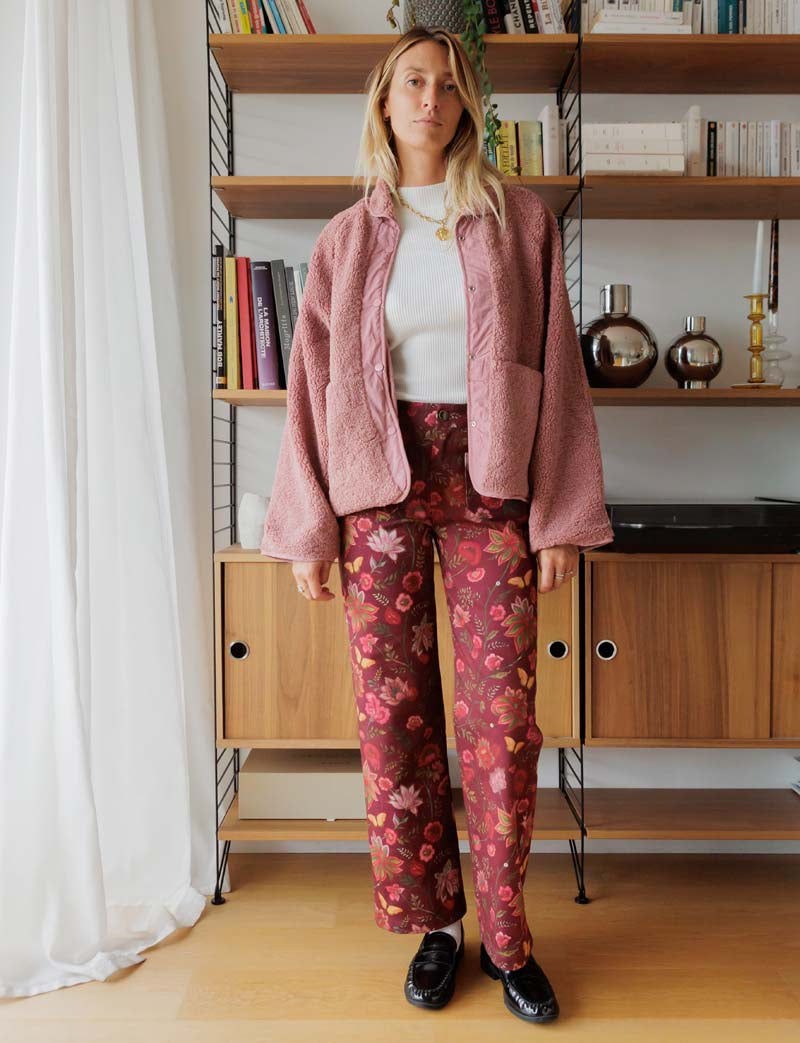 Chaqueta rosa viejo Leone