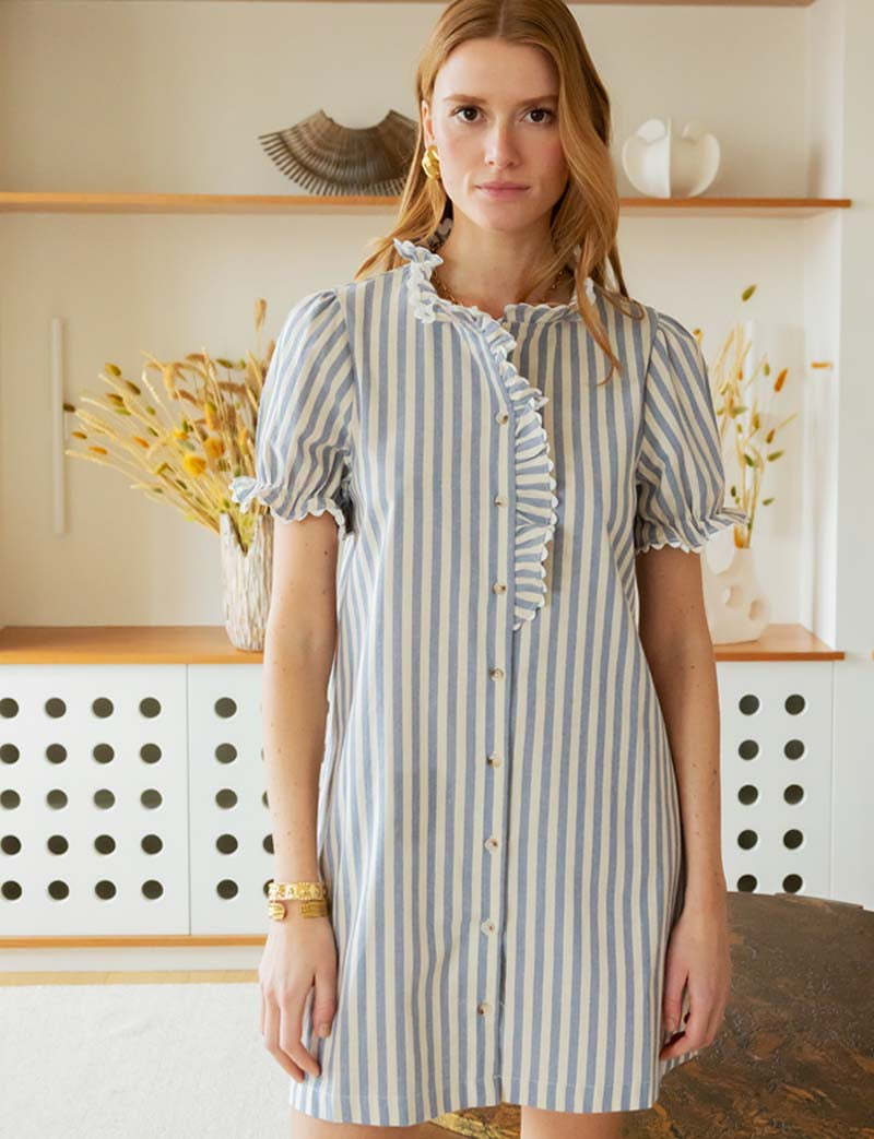 Robe bleue Leya