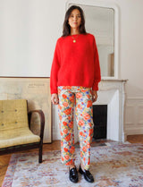 Pantalón floreado multicolor Jordy