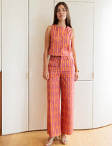 Orange & purple Gilles pants