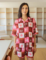 Conjunto terracota y rosa Ibiza