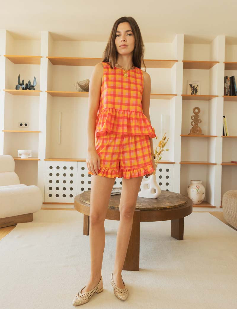 Short vichy multi Tiska