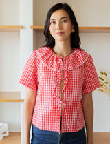 Blusa vichy roja Sofi