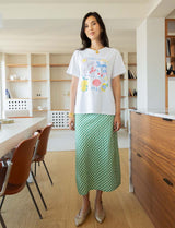 T-shirt blanc Italia