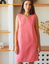 Robe corail Emée