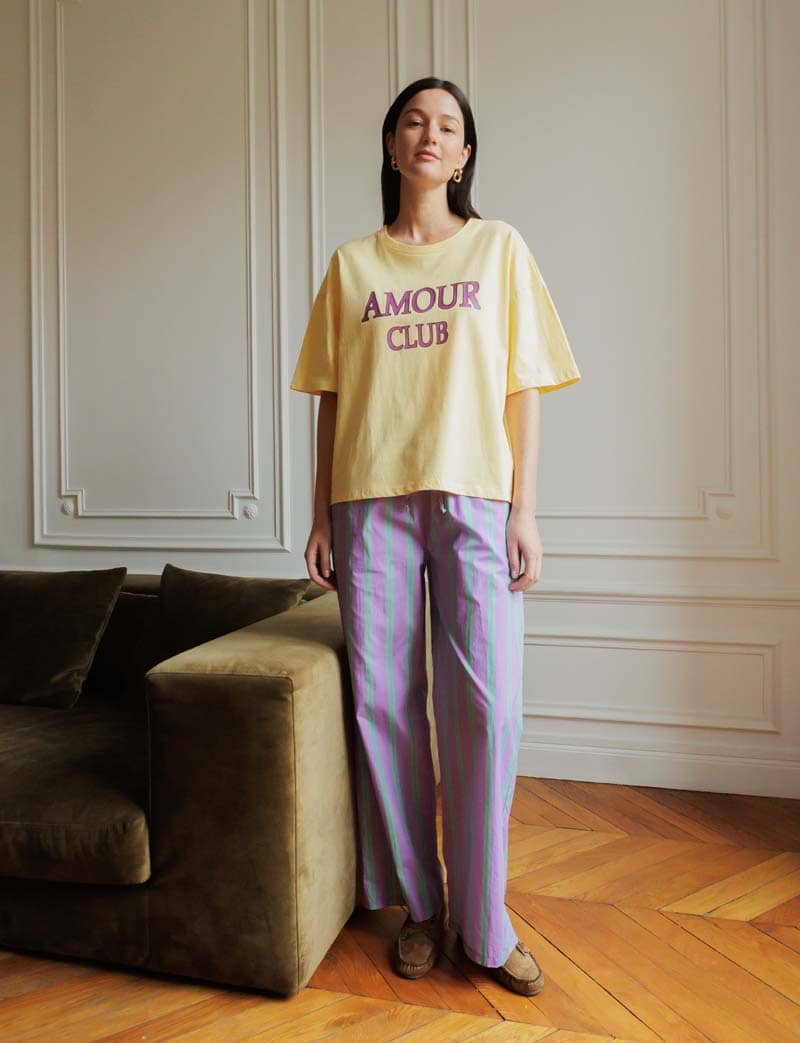 Lilac & Green Niko Pants