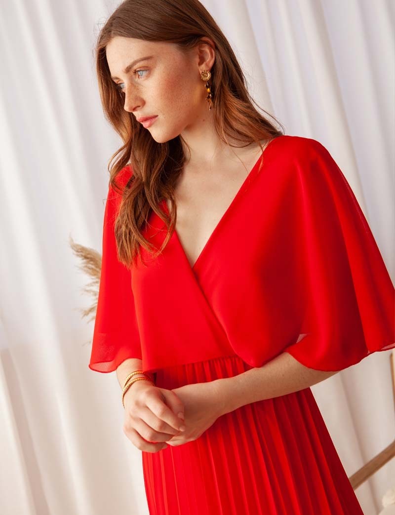 Robe rouge Gisella