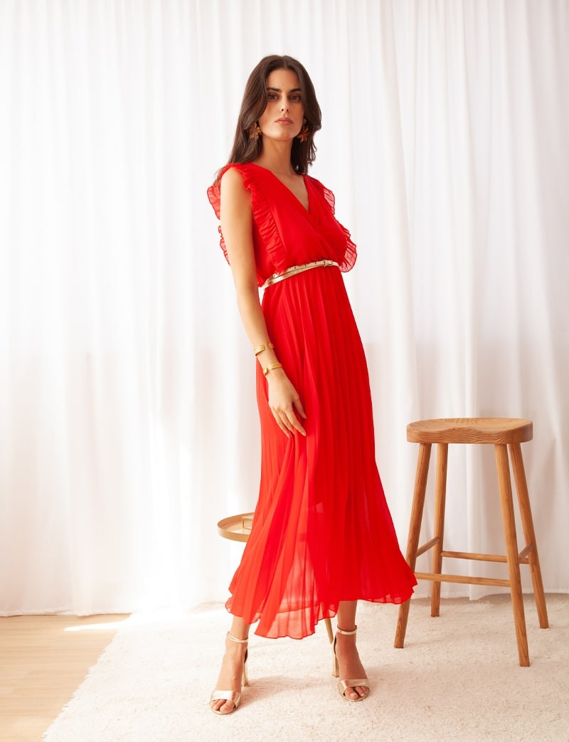 Robe rouge Perla