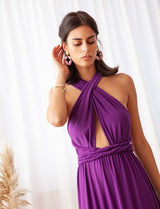 Robe violette Annabella