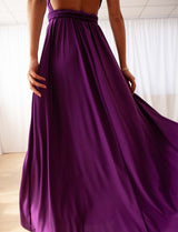 Vestido multiposición violeta Annabella