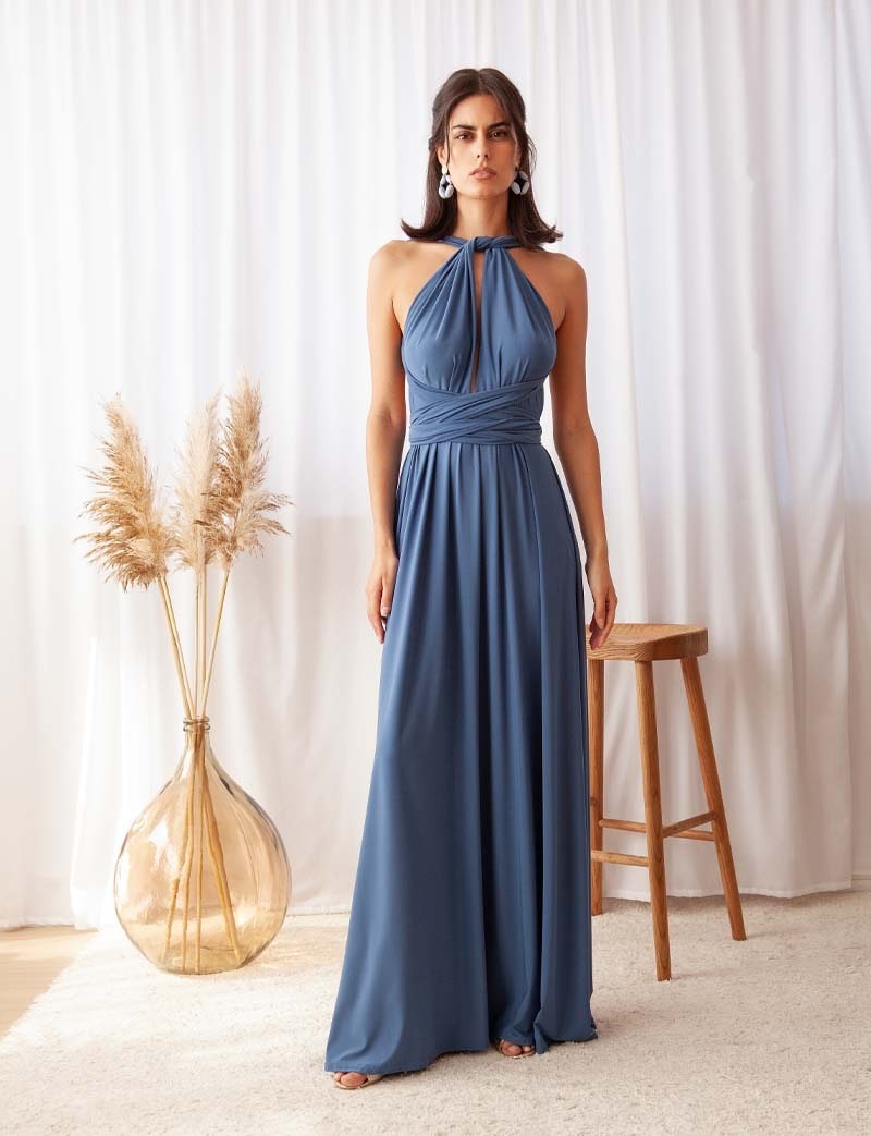 Robe bleu vintage Annabella