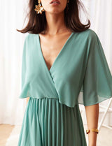 Robe céladon Gisella