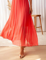 Robe corail Gisella