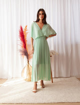 Robe vert d'eau Gisella