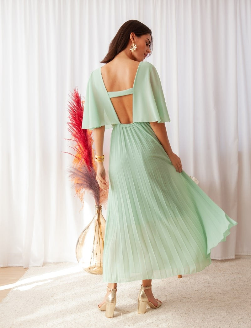 Robe vert d'eau Gisella