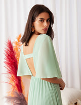 Robe vert d'eau Gisella