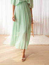 Robe vert d'eau Gisella