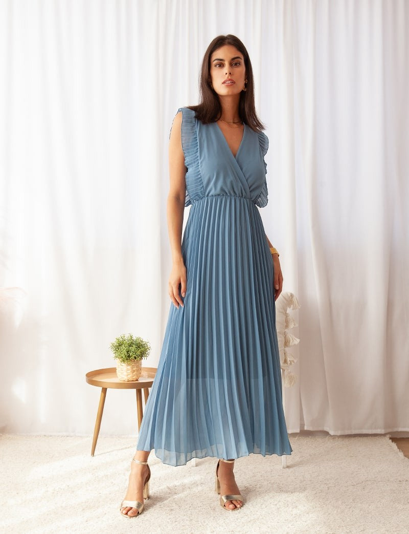 Robe bleu vintage Perla