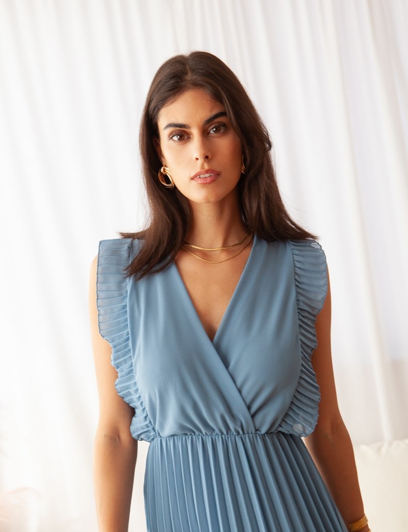 Robe bleu vintage Perla
