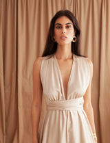 Layana's golden dress