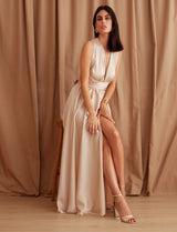 Layana's golden dress