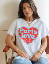 White Paris Love Club T-shirt