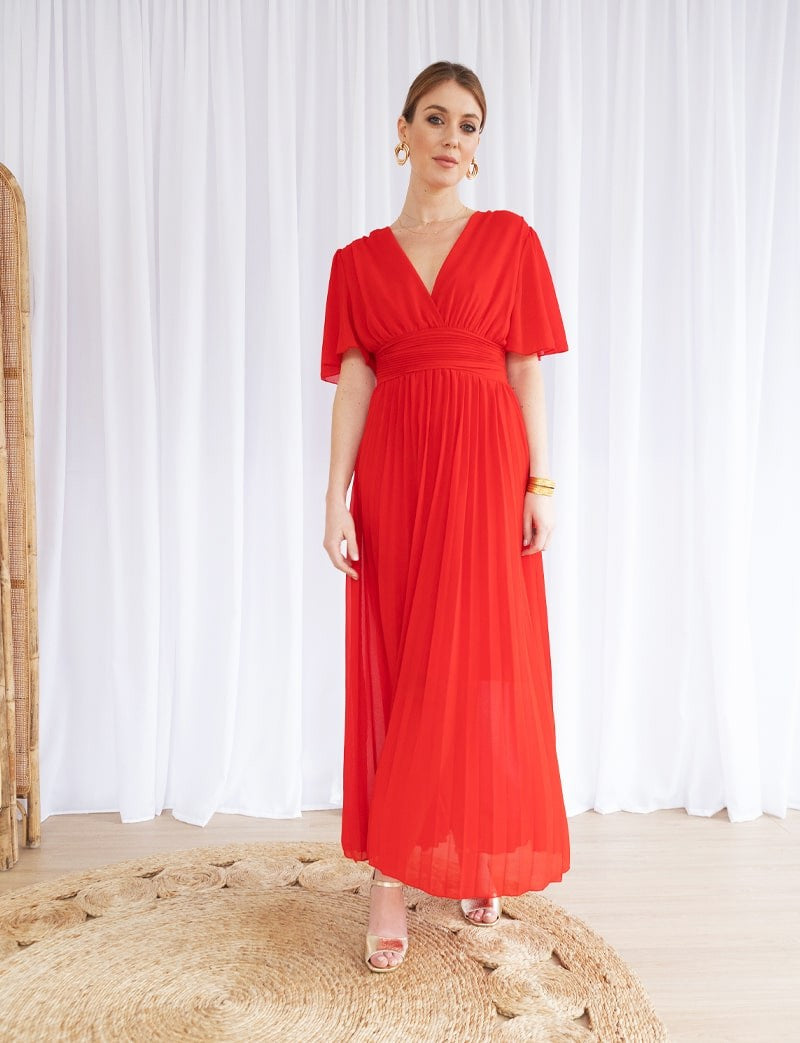 Robe rouge Loélia