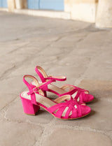 Fuchsia Gaya Sandals