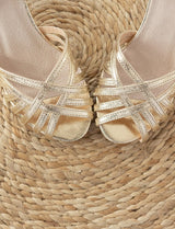 Golden Cassie Sandals