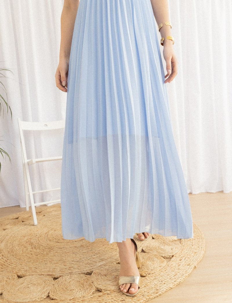 Loélia sky blue dress