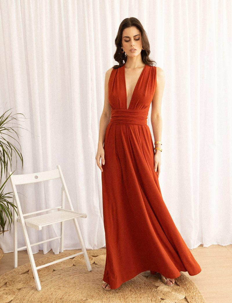 Robe terracotta Annabella