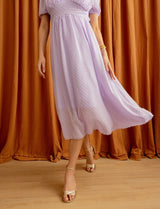 Robe lilas Lise