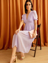 Robe lilas Lise