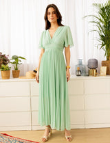 Robe vert d'eau Loélia